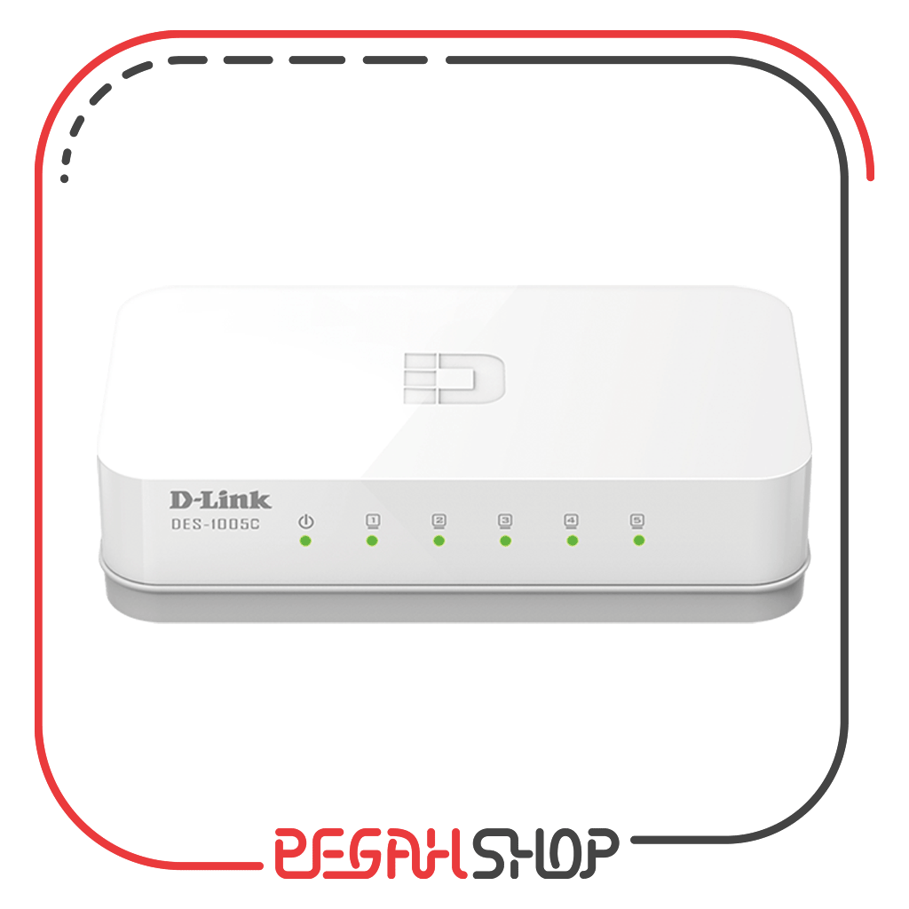 سوییچ 5 پورت برند D-Link مدل DES-1005C