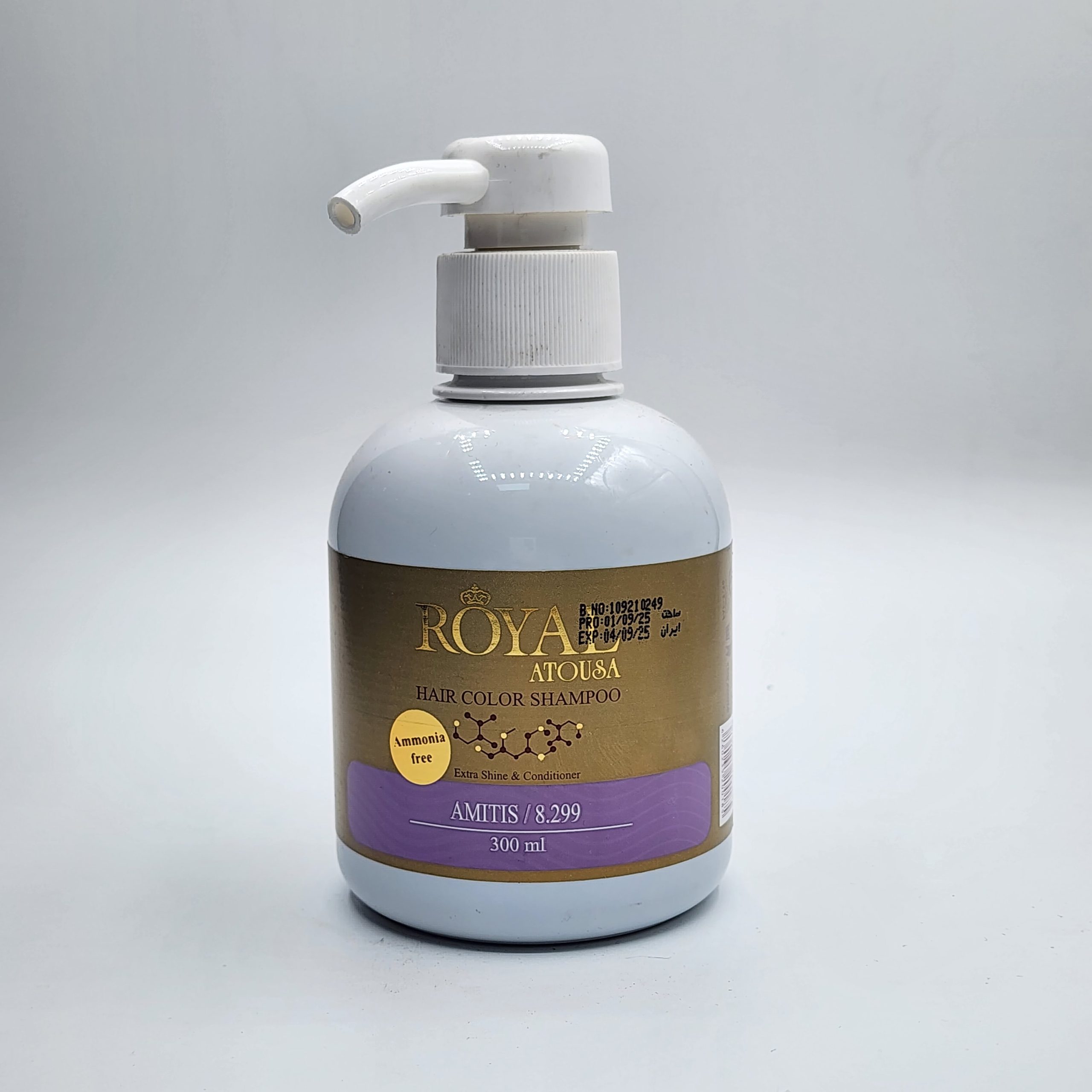 شامپو رنگ موقت آتوسا رویال شماره MINIATURE / 8.029