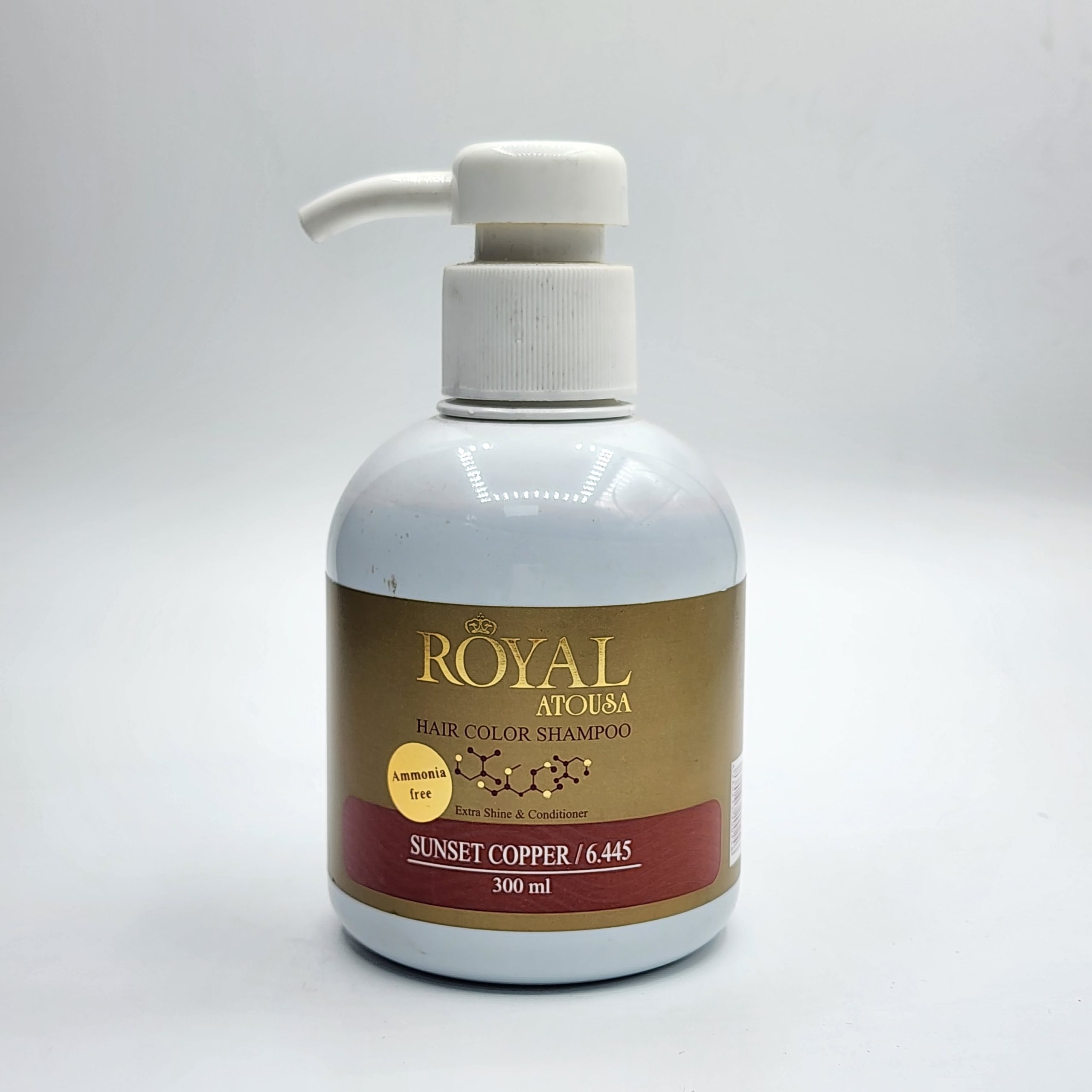 شامپو رنگ موقت آتوسا رویال شماره ROSE GOLD / 8.065