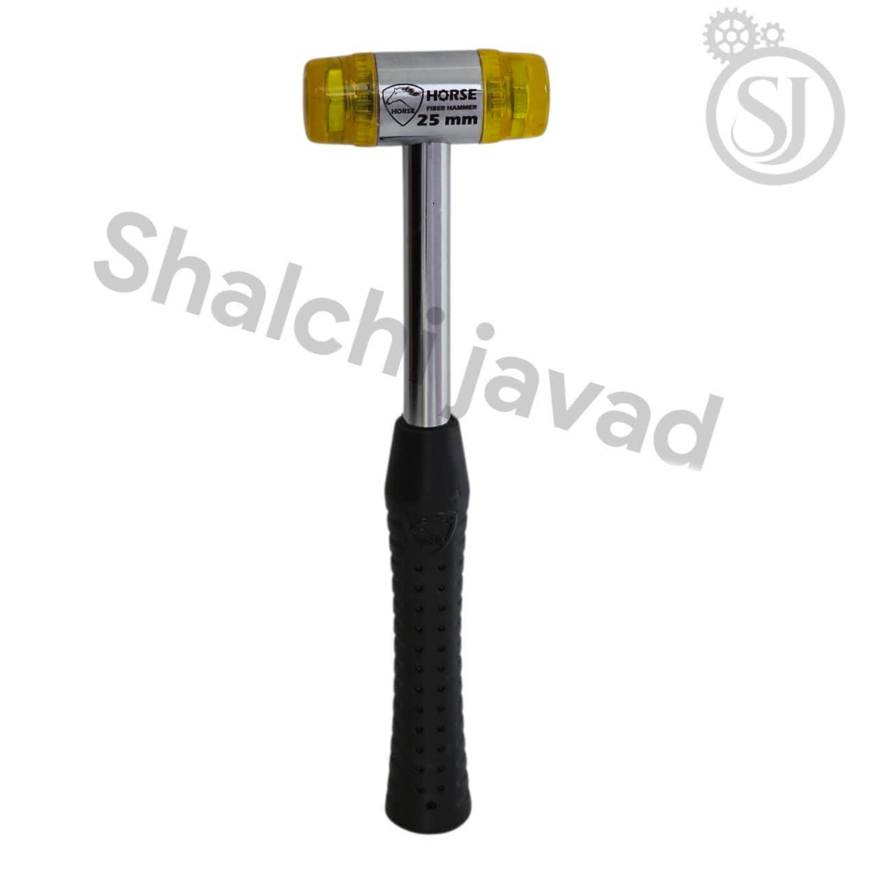 چکش پلاستیکی HORSE — سایز 25میلیمتر (چکش فیبری برای کارهای ظریف)