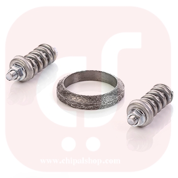 واشر گلوی اگزوز کامل(پژو206تیپ5 و3،سمندموتورملی)