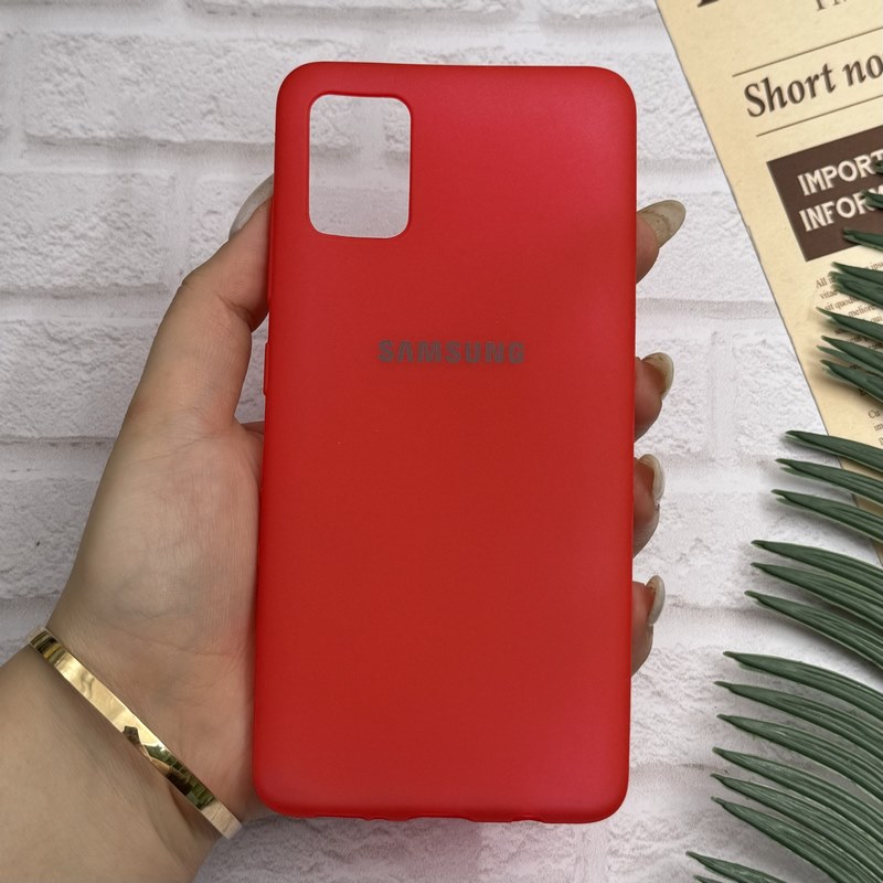 قاب گوشی Galaxy A51 سامسونگ طرح سیلیکونی ژله ای TPU قرمز کد 128015