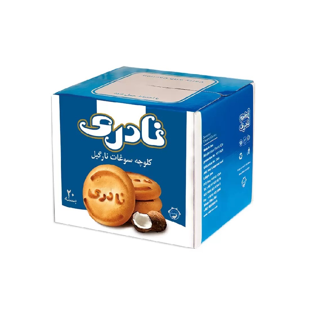 کلوچه نارگیلی سوغات نادری بسته 40 عددی