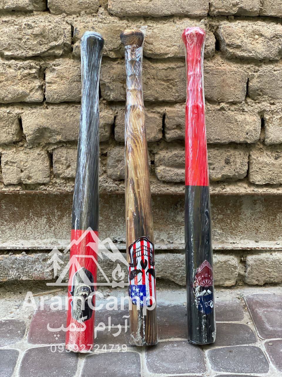 چوب بیسبال رنگارنگ 70 سانتی ضدضربه