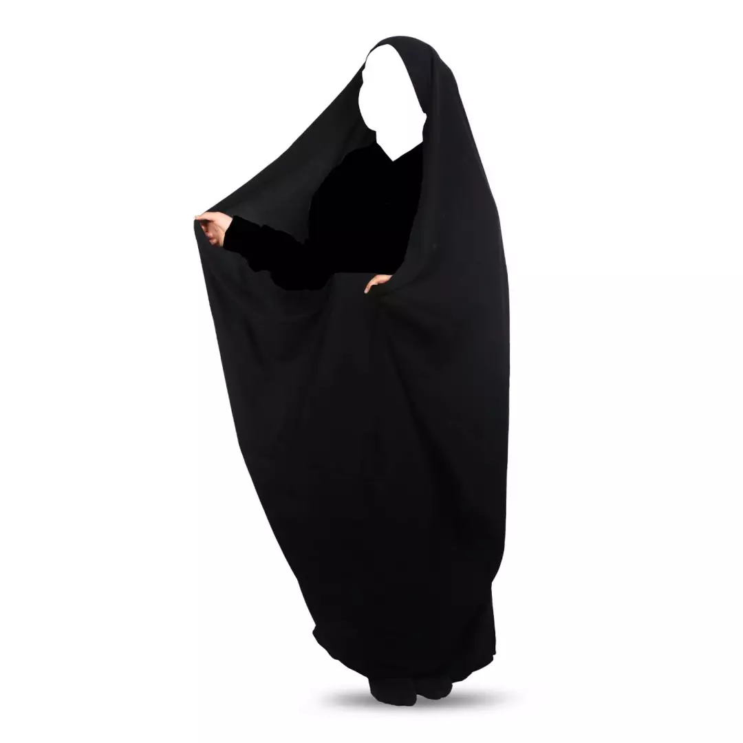 چادر مشکی کودک مدل حسنا درجه 3 اندونزی حریراسود مات برند خدمتگزاران(701359) - 105