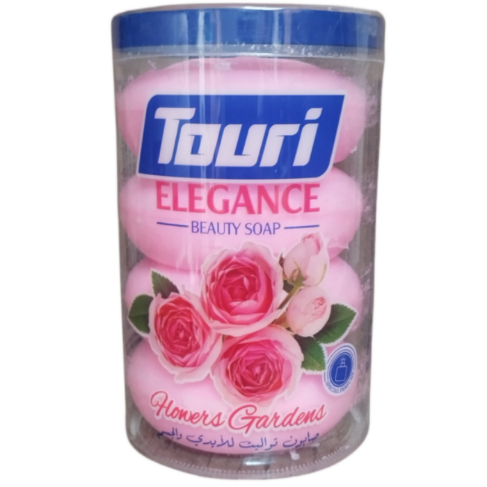 صابون توری مدل گل رز ELEGANCE بسته 4 عددی