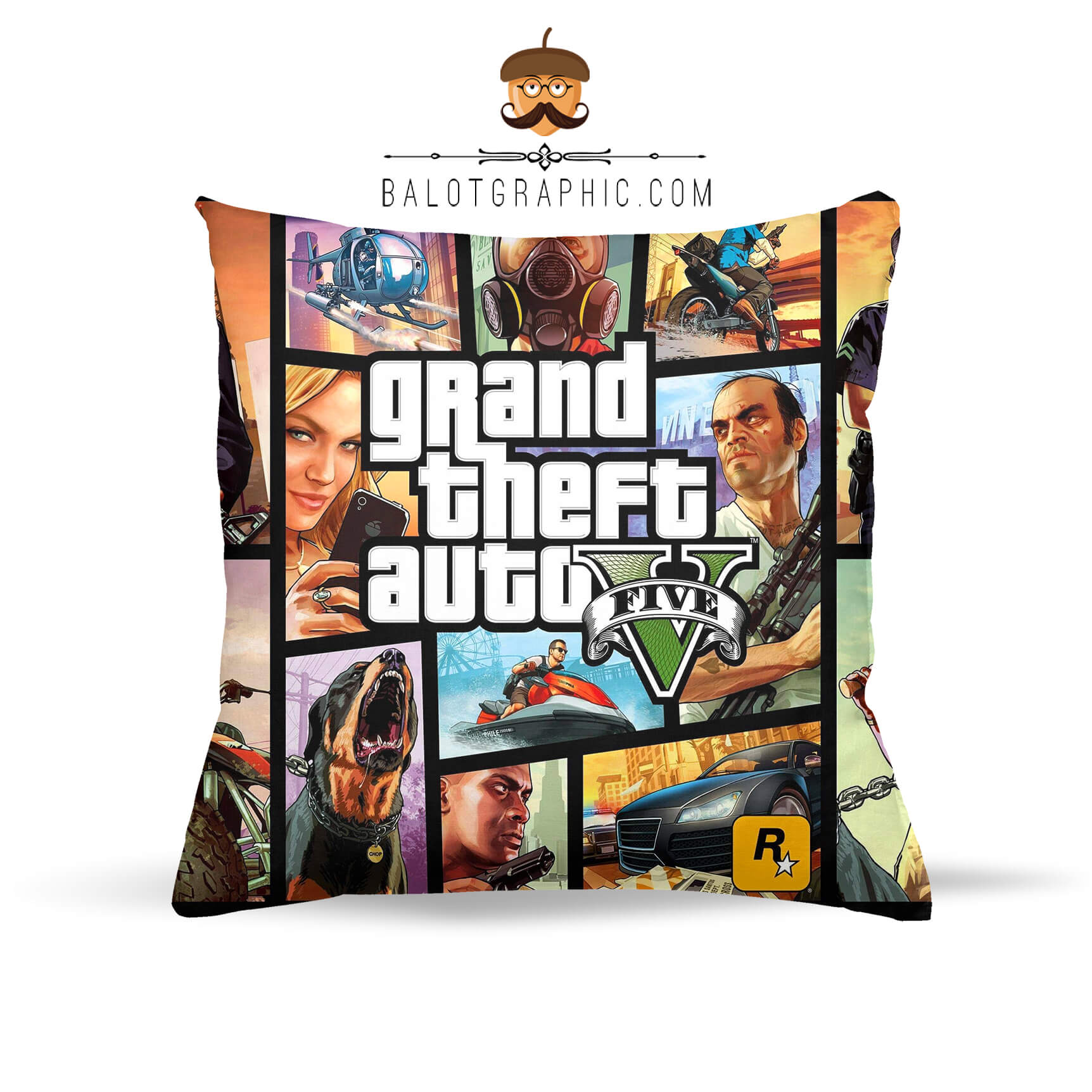 کوسن مخمل gta v کد BK046