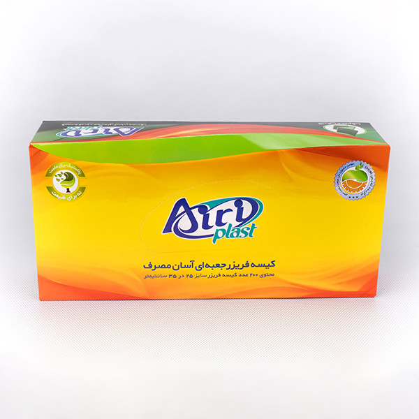 کیسه فریزر آیری پلاست مدل آسان مصرف بسته 200 عددی