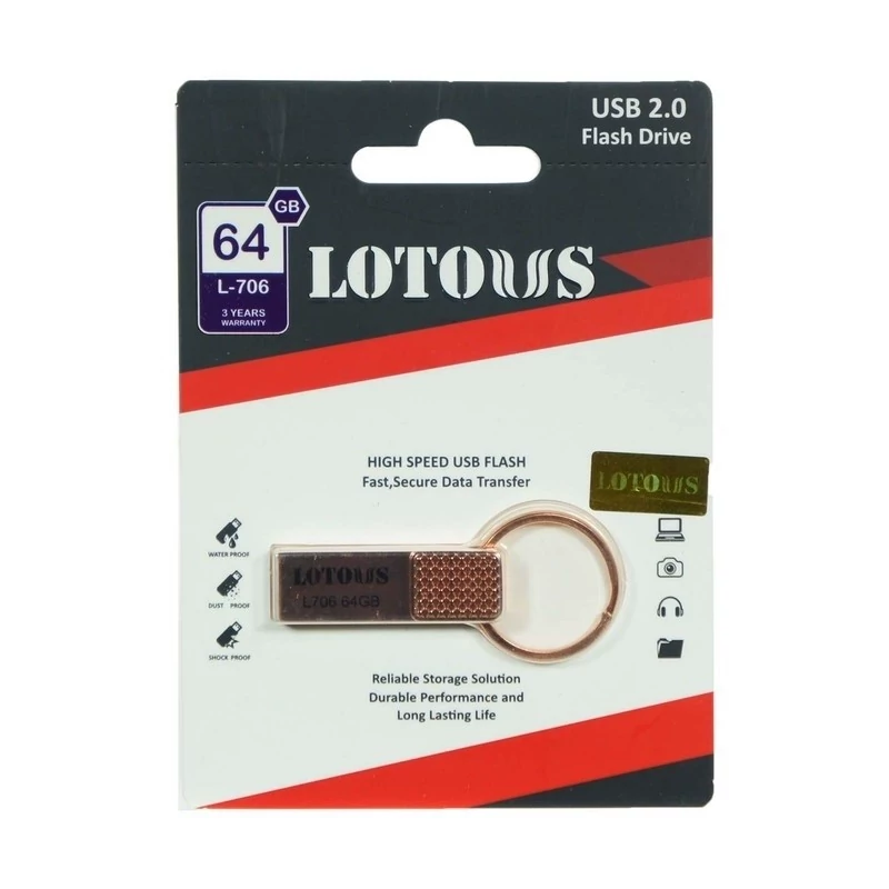 فلش LOTOUS L706 ROSE SHINY 32G