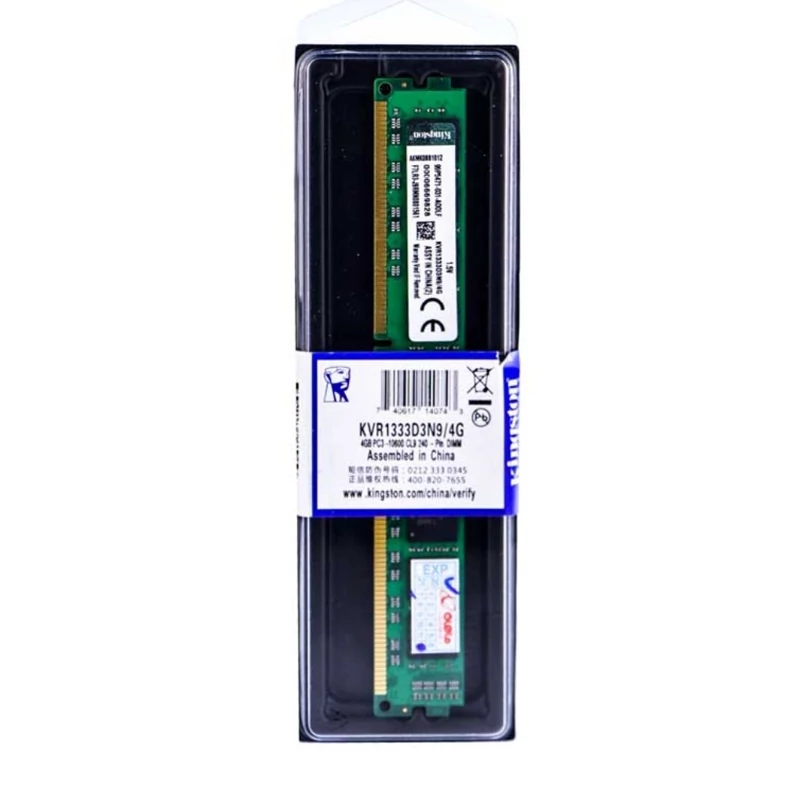 رم لپ تاپ کینگستون مدل 10600 DDR3 1333MHz ظرفیت 4 گیگابایت