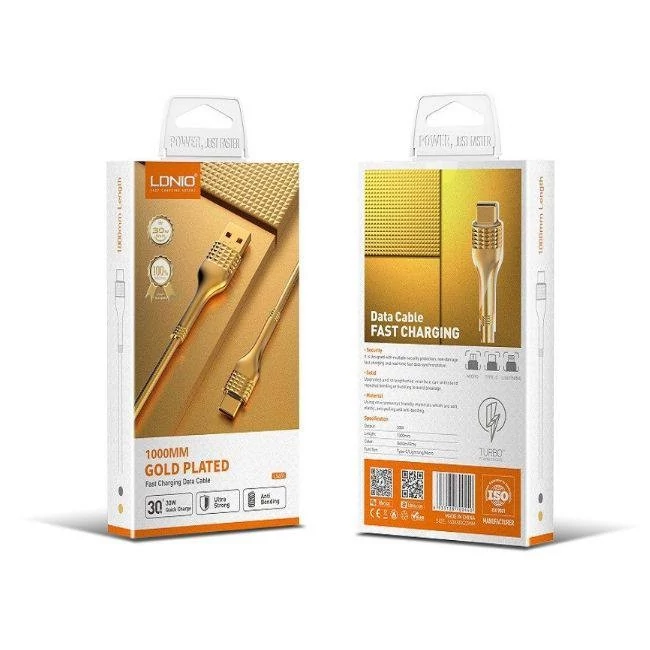 کابل شارژ Type-C اورجینال Ldino
