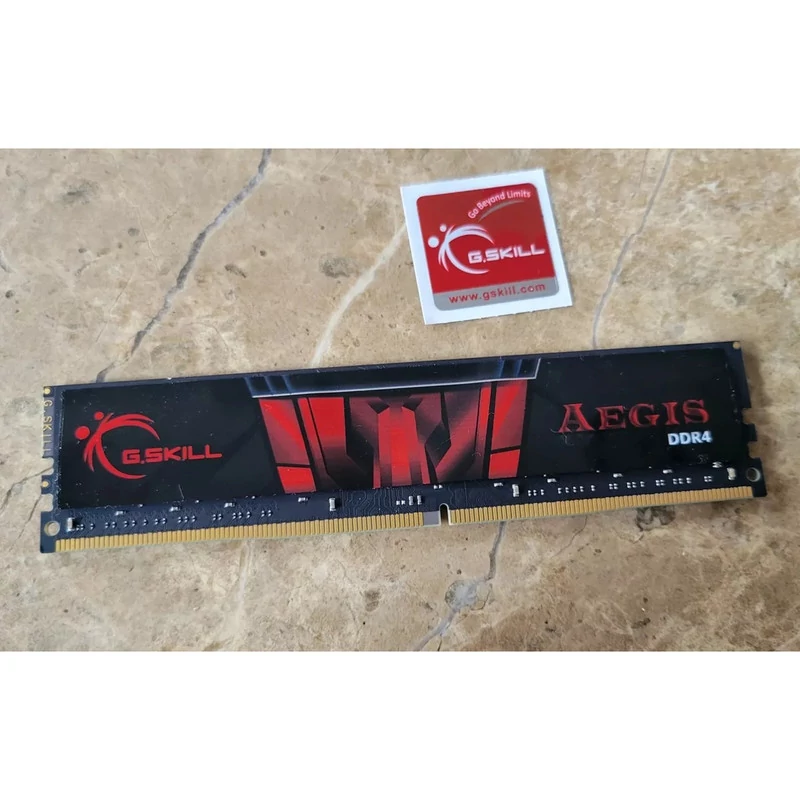 رم دسکتاپ DDR4 تک کاناله 3200 مگاهرتز CL16 جی اسکیل مدل AEGIS ظرفیت 16 گیگابایت
