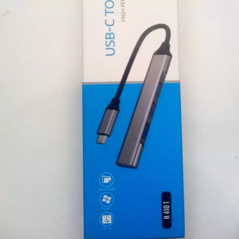 هاب 4 پورت USB 3.0 وریتی مدل H410T ا Verity H410T USB3.0 4Port HUB