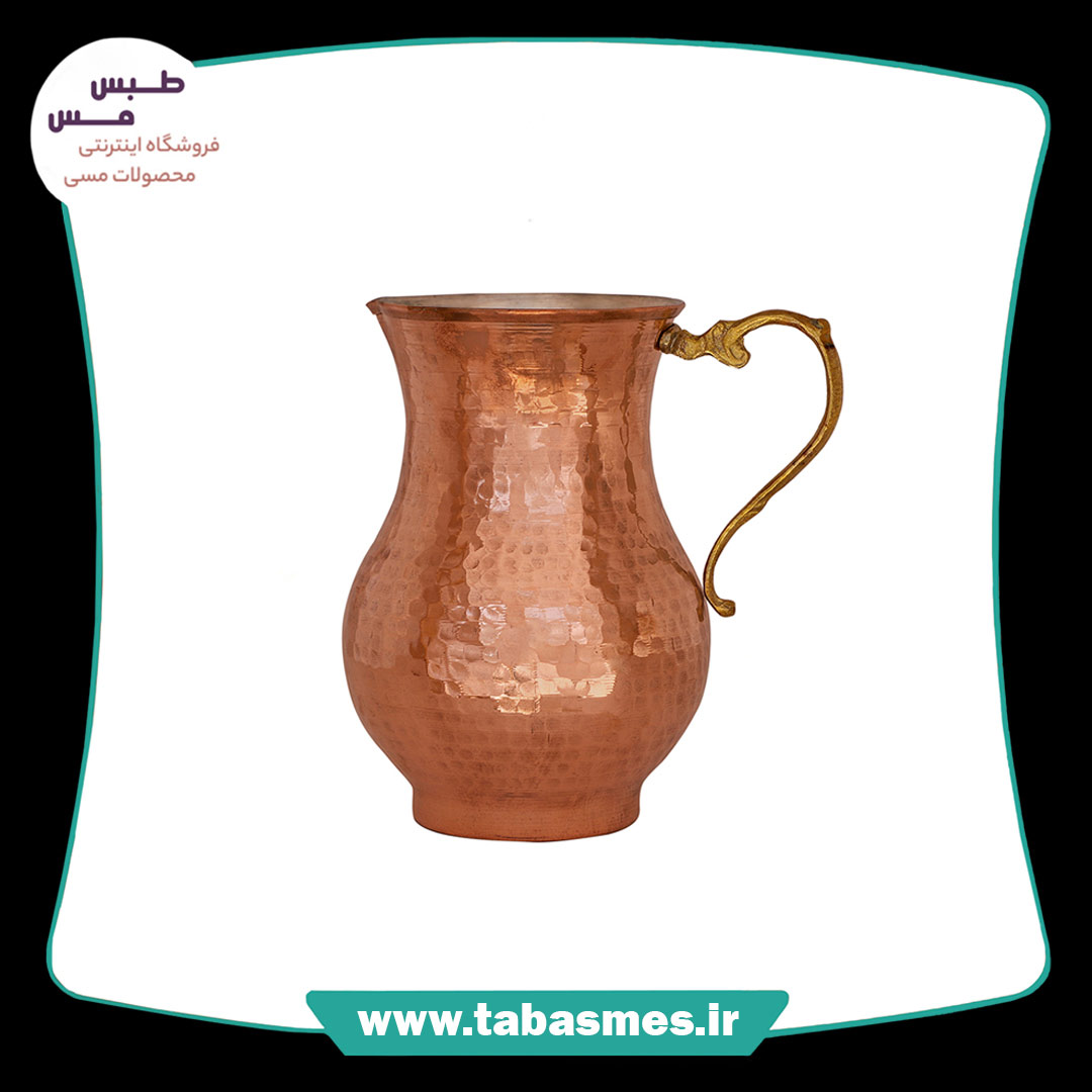 پارچ مسی مدل کوزه ای سایز2