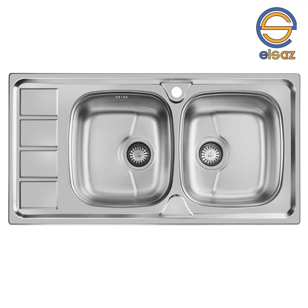 سینک ظرفشویی164 توکار اخوان 100در50 توکار (پس کرایه)