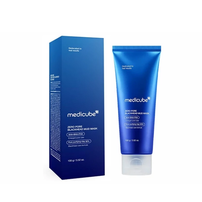 ماسک کنترل منافذ و ضد جوش سر سیاه مدی کیوب کره Medicube 100ml