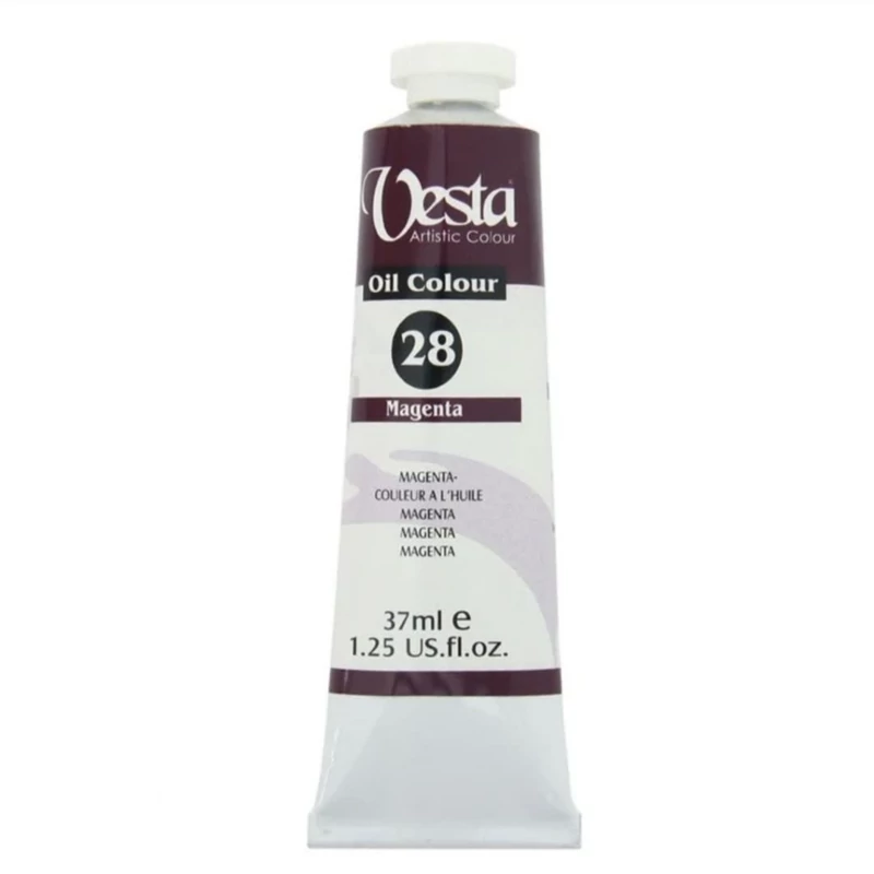 رنگ روغن وستا 37ml/کد28/Magenta