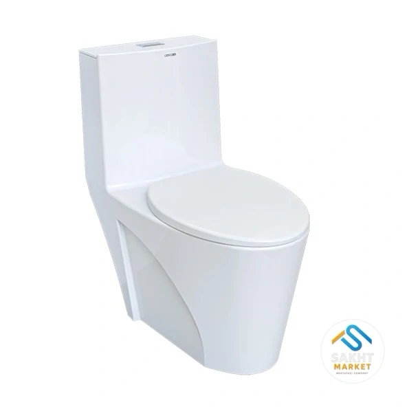 توالت فرنگی یکتکه چینی کرد مدل آوینا (Avina) درجه 1 BS-SM