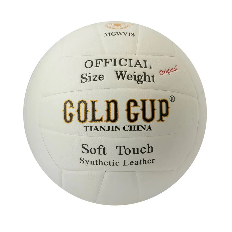 توپ والیبالGold cup رویه چرمی سایز5 مناسب بازی در محیط های خارجی 