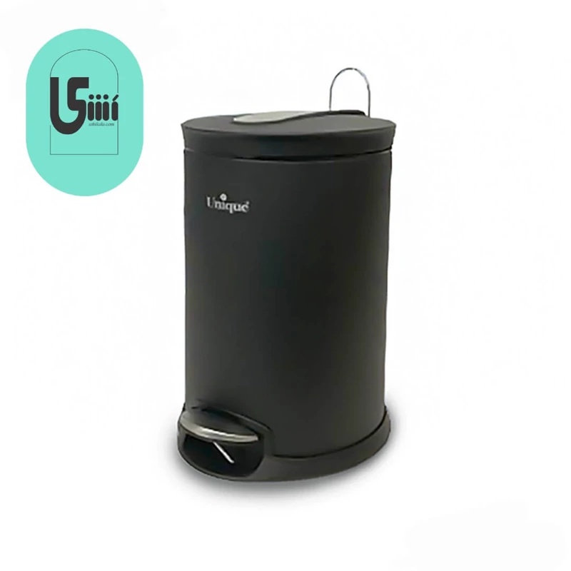 سطل زباله 5 لیتر مشکی یونیک کد 4210