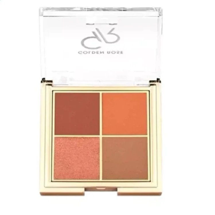 پالت سایه 4 رنگ گلدن رز رنگ 05 Red Brick