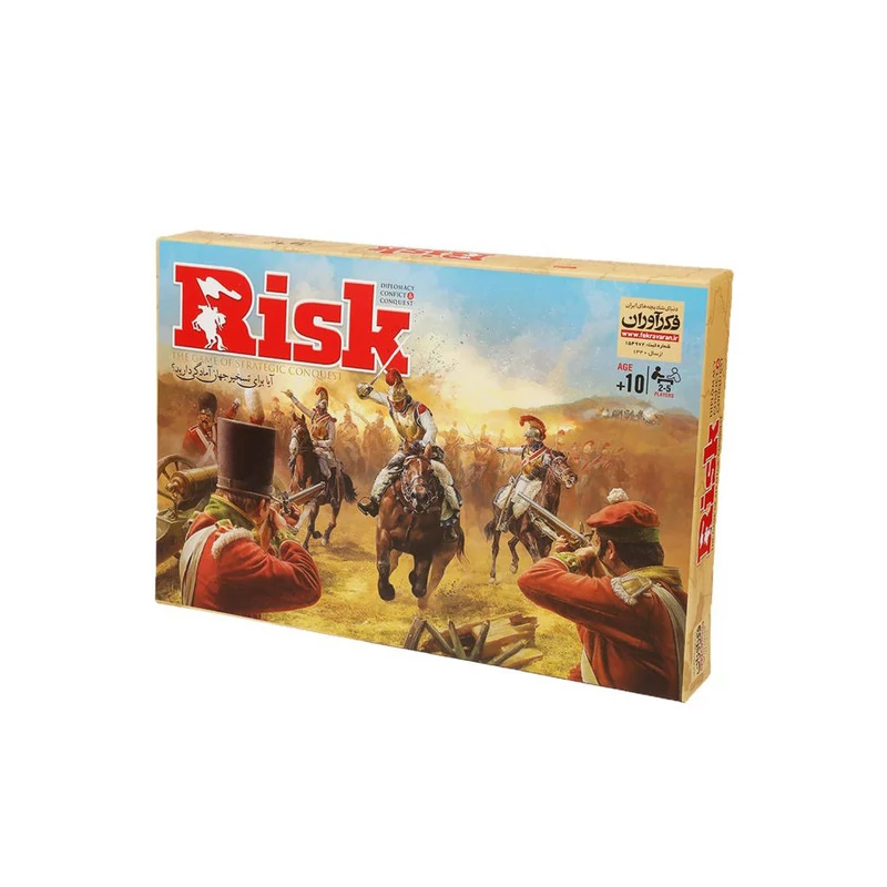 بازی ریسک حرفه ای کلاسیک Risk فکرآوران هاردباکس