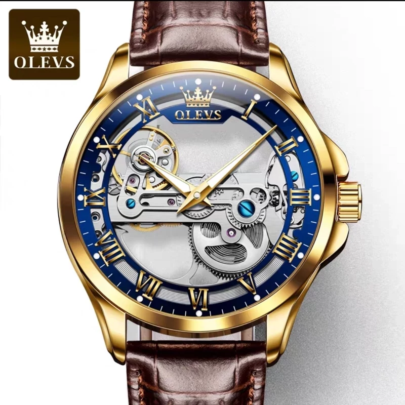 ساعت مردانه  مکانیکی اتوماتیک برند الوز Olevs مدل  6661L