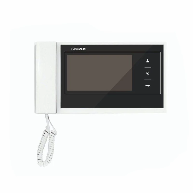 مانیتور دربازکن تصویری سوزوکی مدل 727M به همراه محافظ ولتاژ مانیتور