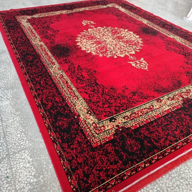 فرش ماشینی کاشان آراز لاکی 6 متری فرش BCF پرزبلند بدون حساسیت قالی کاشان 400 شانه آقای فرش فرش قیمت مناسب 