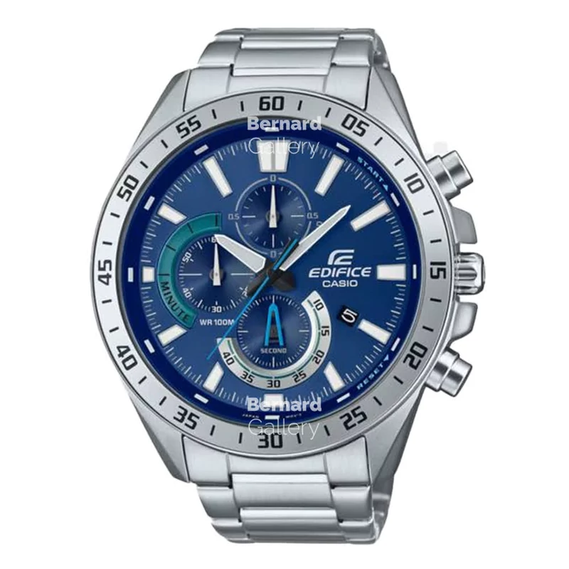 ساعت مچی مردانه کاسیو ادیفایس casio edifice EFV-620D-2AV بند و قاب استیل رنگ ثابت،مسترکوالیتی.