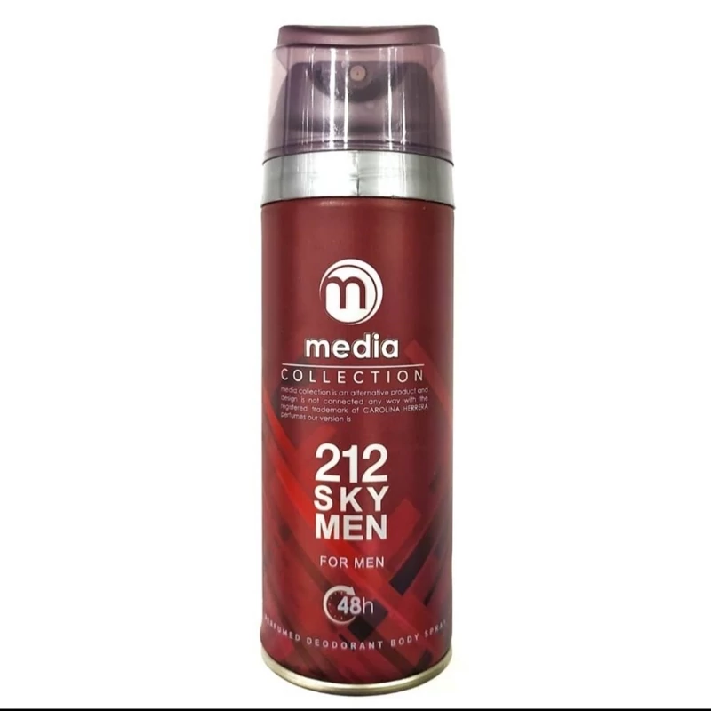 اسپری خوشبو کننده بدن مردانه مدیا مدل 212 SKY MEN