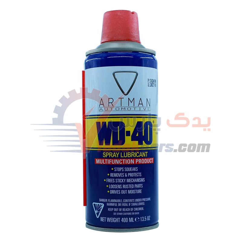 اسپری روان کننده آرتمن مدل wd-40 حجم 400 میلی لیتر بسته 5 عددی