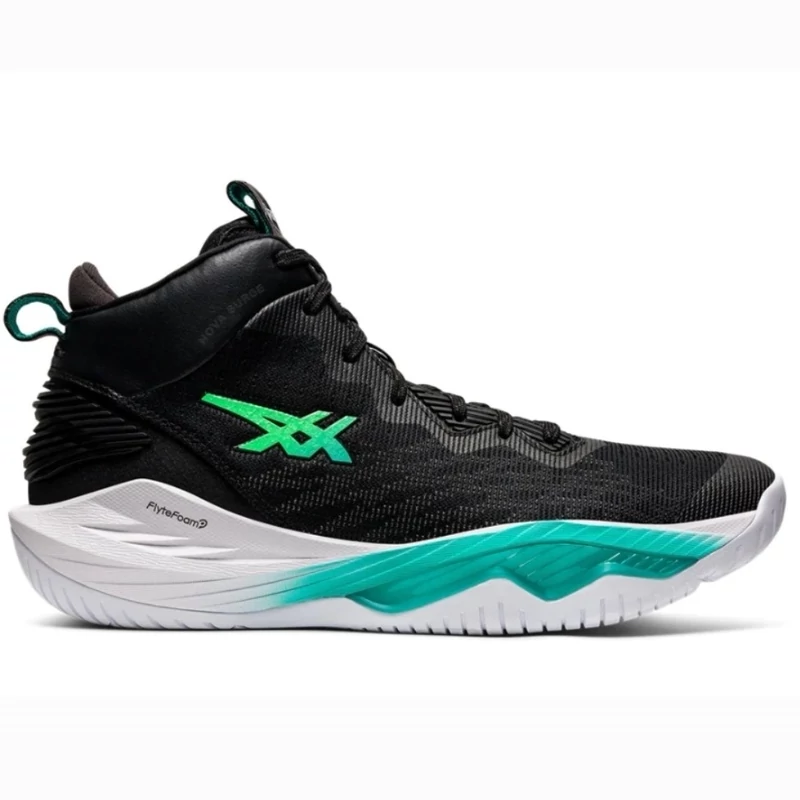 کفش کتونی ورزشی تخصصی والیبال بسکتبال سالنی سایز زنانه اسیکس مدل نواسورچ (نواسورژ) asics NOVA SURGE 
