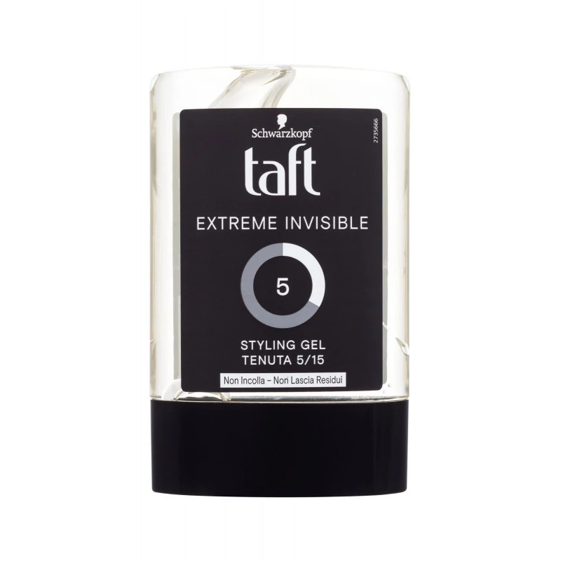 ژل موی متوسط ( شماره 5 ) 300 میل اکستریم اینویزیبل تافت شوارزکف taft