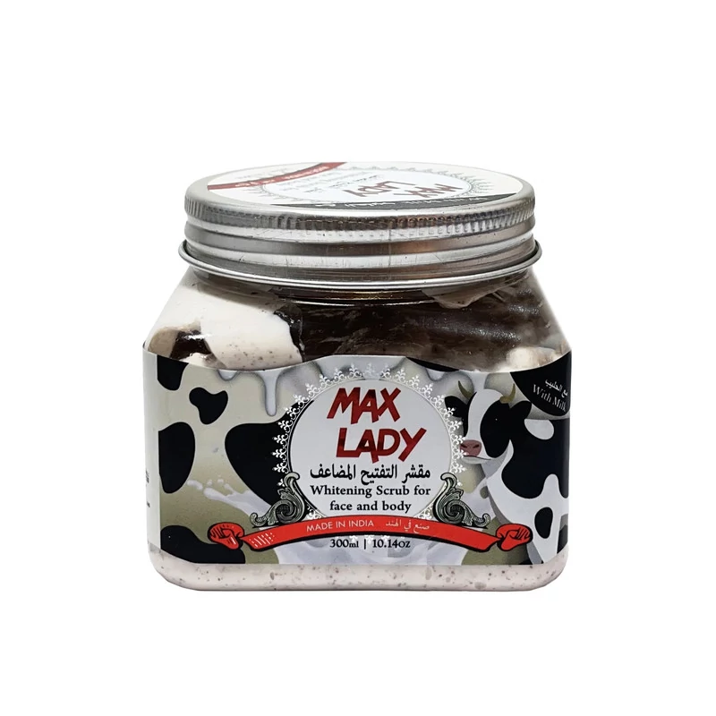 اسکراب لایه بردار پوست مکس لیدی مدل Milk حجم 300 میلی لیتر