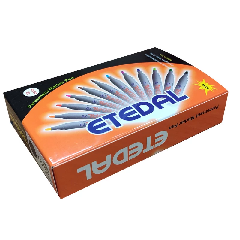 ماژیک وایت برد 90 اعتدال مشکی نوک تخت 5 میل