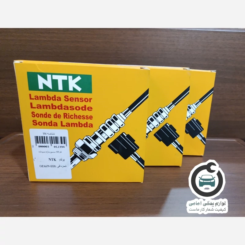 سنسور اکسیژن سوکت طوسی M17 (660EE8) NTK