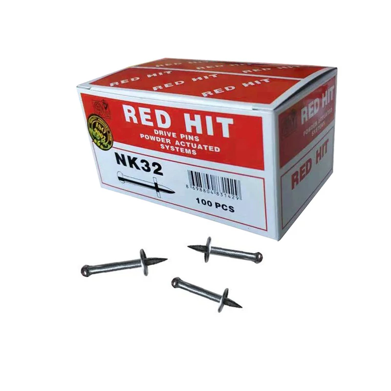 میخ و چاشنی ردهیت (RED HIT) مدل NK32 بسته 100 عددی