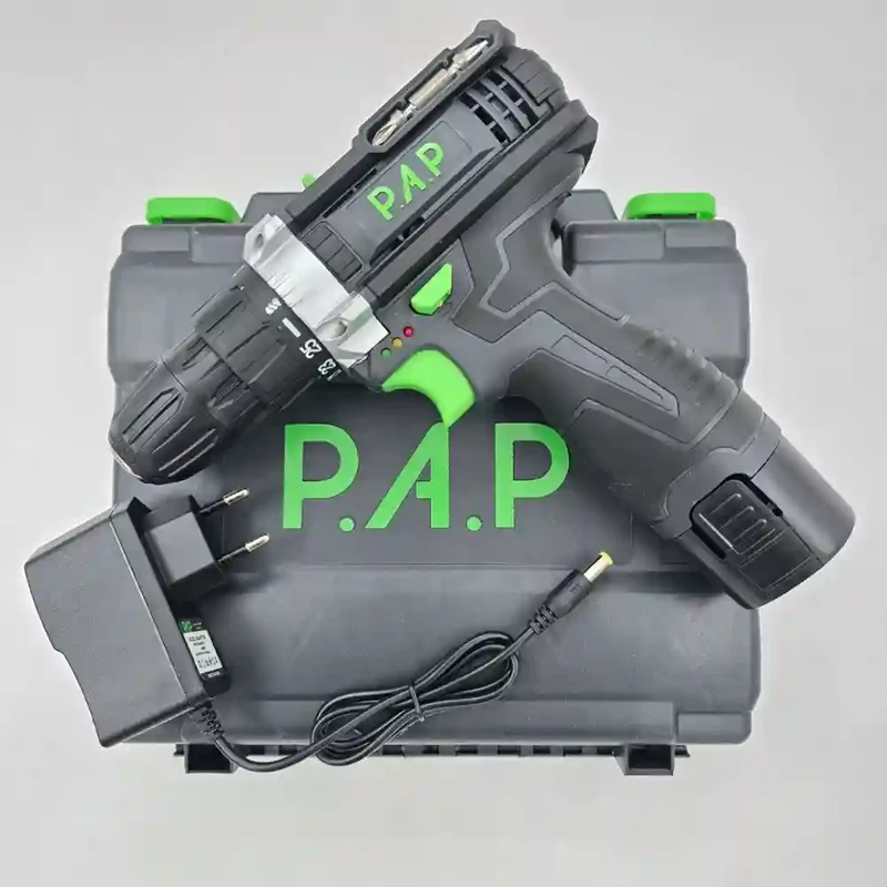 دریل شارژی 12 ولت PAP مدل CD-1201 (تک باتری)