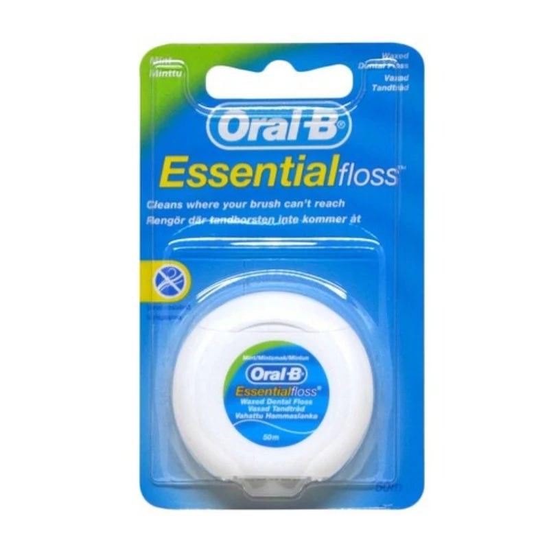 نخ دندان اورال بی Essentialfloss بدون موم 50 متری