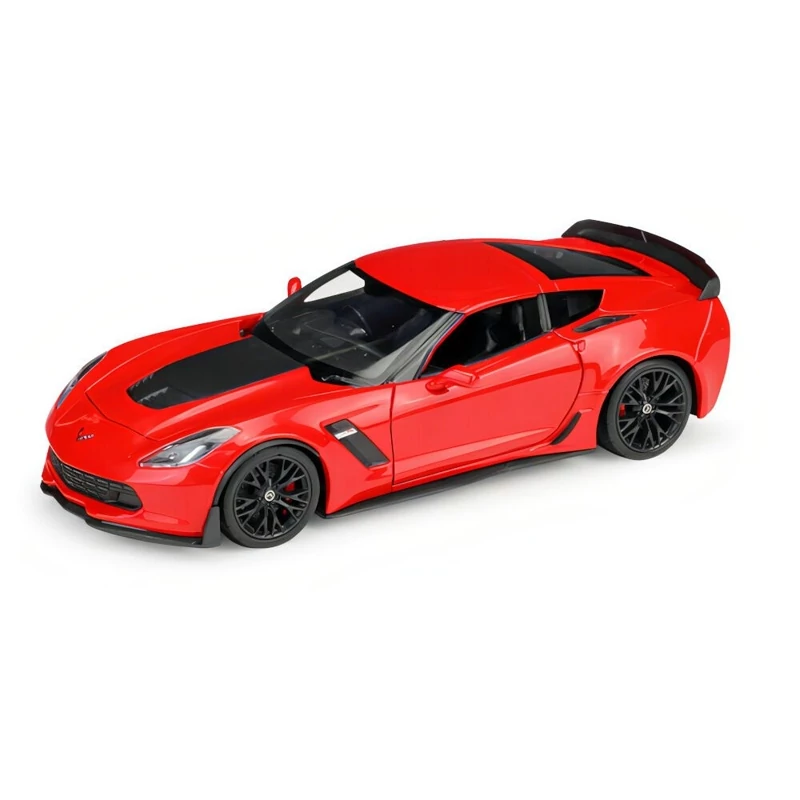 ماکت شورولت کوروت زد 06 2023 آبی ویلی(Chevrolet Corvette Z06 2023 welly)