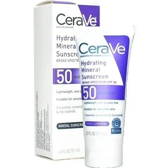 کرم ضد آفتاب مینرال سراوی SPF50 (150 میل)