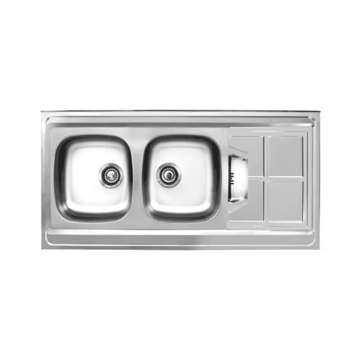 سینک ظرفشویی توکار اخوان داری لگن چپ و راست (ارسال رایگان) 1