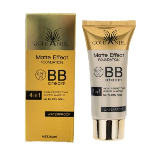 کرم بی بی(BB) گلد آنجل اورجینال حجم 60 میل ماندگاری 24 ساعته و ضد آب بافت سبک حاوی SPF25 مخصوص انواع پوست