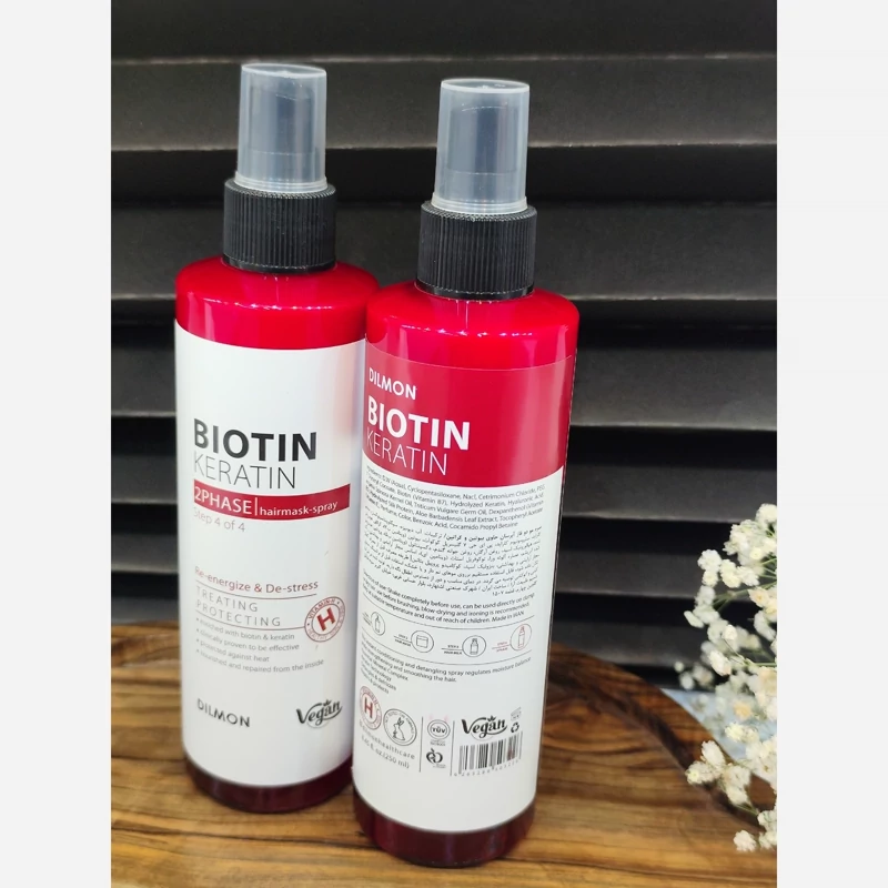 شیر مو دیلمون مدل بیوتن کراتین (BIOTIN KRATIN) حجم 150 میلی لیتر
