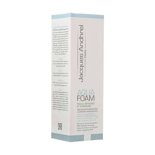 فوم شستشوی پوست خشک ژاک آندرل پاریس مدل AQUA FOAM حجم 150 میلی لیتر