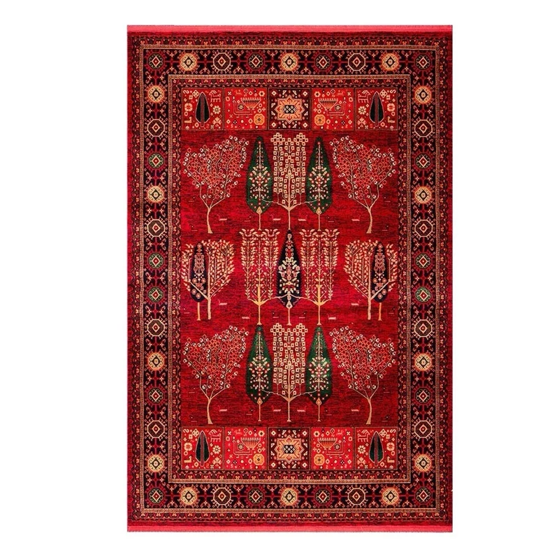 فرش قرمز بلوچی 700شانه 9متری کد78120برند بزرگمهر (پس کرایه)
