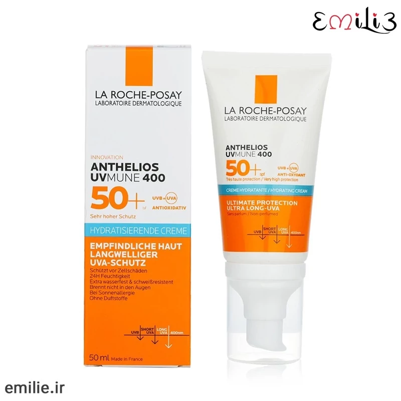 ژل کرم ضد آفتاب انسلیوس دری تاچ اس پی اف 50 لاروش پوزای ( پوست چرب و حساس)