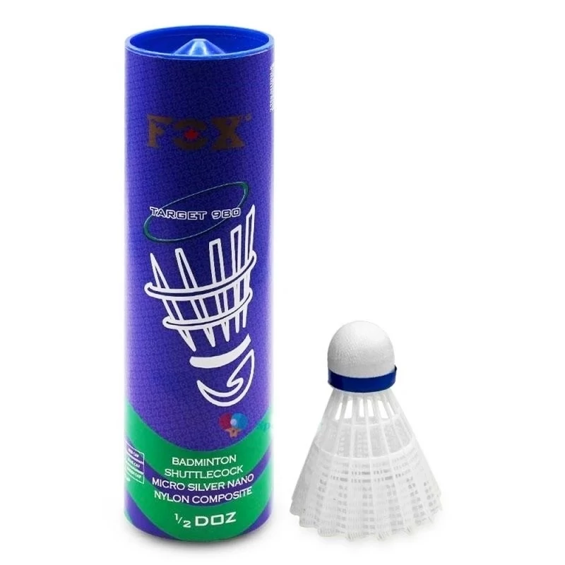 توپ بدمینتون بسته 6 عددی fox (پس کرایه)