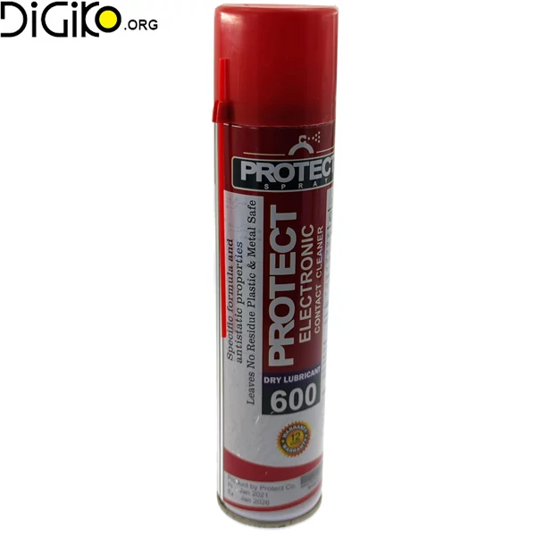 اسپری خشک پروتکت قرمز 600 Protect Tuner اصلی چربی زدایی برد الکترونیک